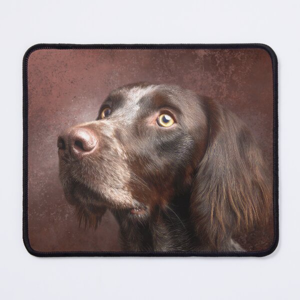 Item preview, German Longhair Pointer Portrait designed and sold by Elisabeth Lucas.