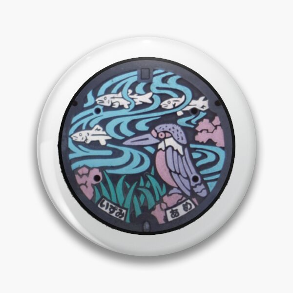 Item preview, Izumi City, Osaka manhole cover designed and sold by blahdeedah.