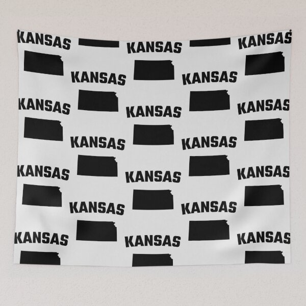 Item preview, Kansas State Pride - Classic Varsity Arched Map Design designed and sold by mashmosh.
