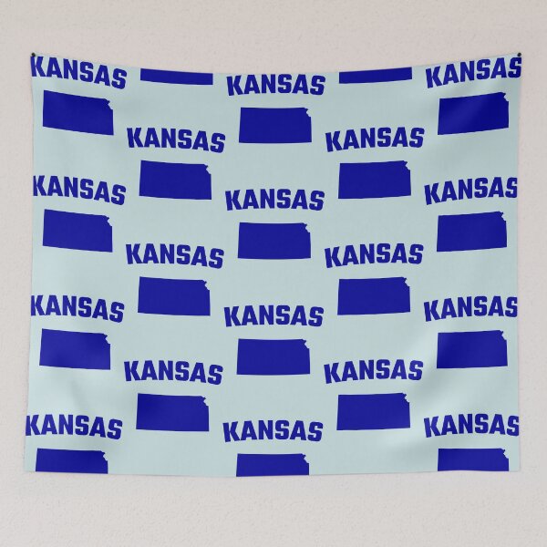 Item preview, Kansas State Pride - Classic Blue Silhouette Design designed and sold by mashmosh.