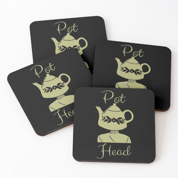 Item preview, Pot Head - Elegant Teapot Floral Pun designed and sold by IdiomsIcons.