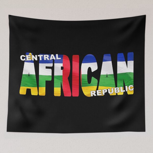 Item preview, CENTRAL AFRICAN REPUBLIC - Cut to Letters Souvenir Sticker Shirt designed and sold by Adam Gormley.