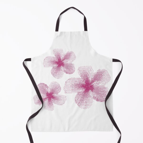 Item preview, Y2K Pink Halftone Flowers – Retro Cyber Floral Aesthetic designed and sold by EJRdesign.