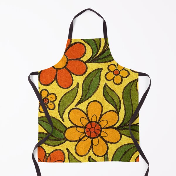 Item preview, Paisley Swirl Garden – 1970s Floral Teardrops designed and sold by VoniBlue.
