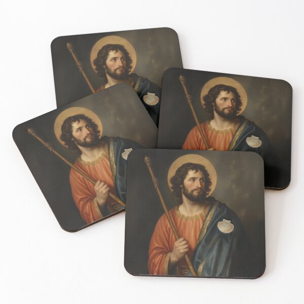 Item preview, Saint James the Greater - Apostle designed and sold by SanctifiedSouls.
