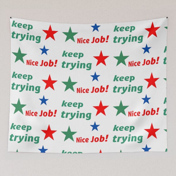 Item preview, Colorful Stars Keep Trying and Nice Job!   designed and sold by WD-Artist.