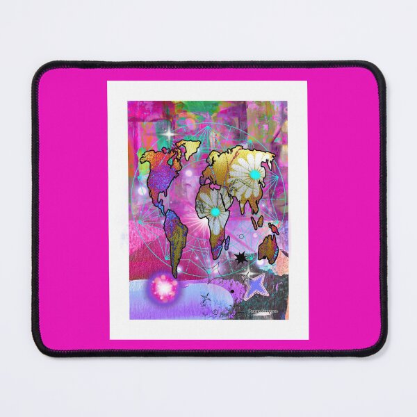 Item preview, Cosmic floral map designed and sold by artbyomega.