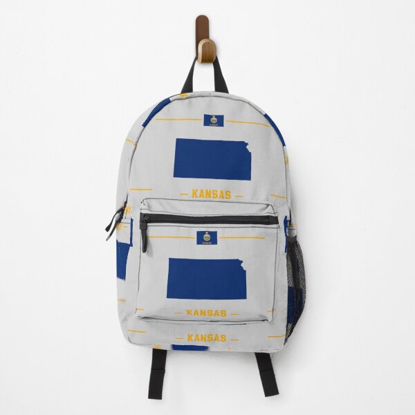 Item preview, Vintage Kansas State Silhouette - Blue & Gold Pride Edition designed and sold by mashmosh.