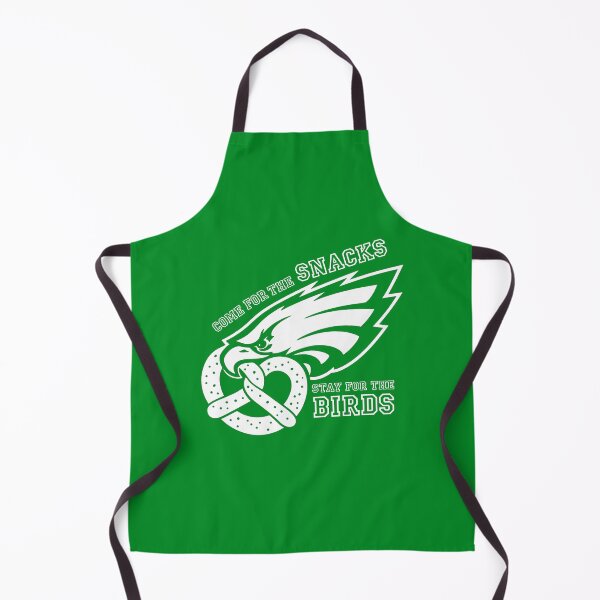 Item preview, Philadelphia Eagles inspired COME FOR THE SNACKS STAY FOR THE BIRDS soft pretzel design designed and sold by Lezimmaro.