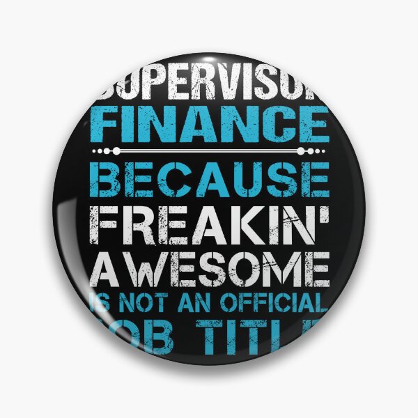 Item preview, Supervisor Finance designed and sold by aqnkkalw83.