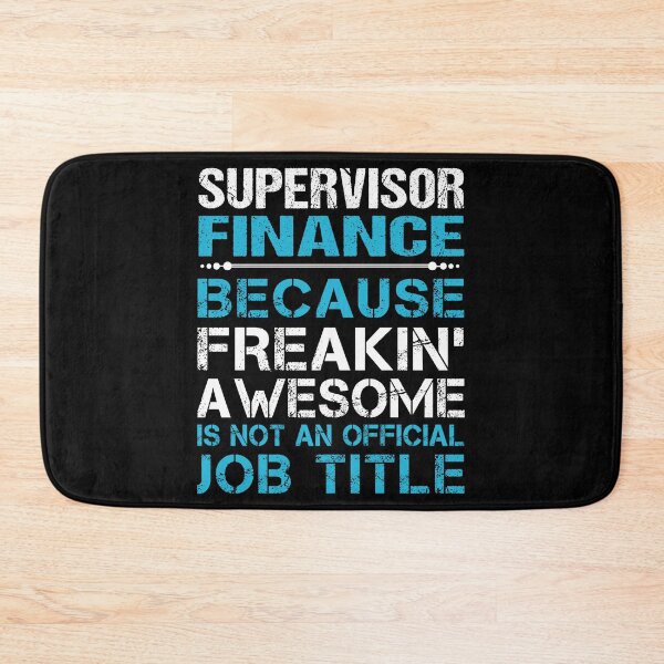 Item preview, Supervisor Finance designed and sold by aqnkkalw83.