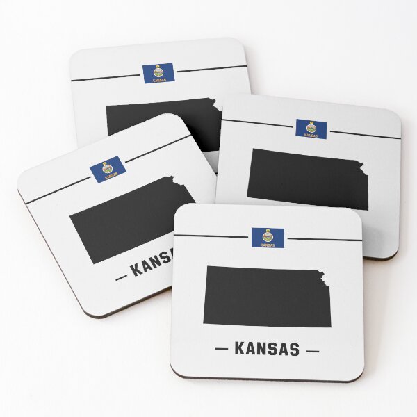 Item preview, Kansas State Silhouette - Vintage Pride Map Design designed and sold by mashmosh.