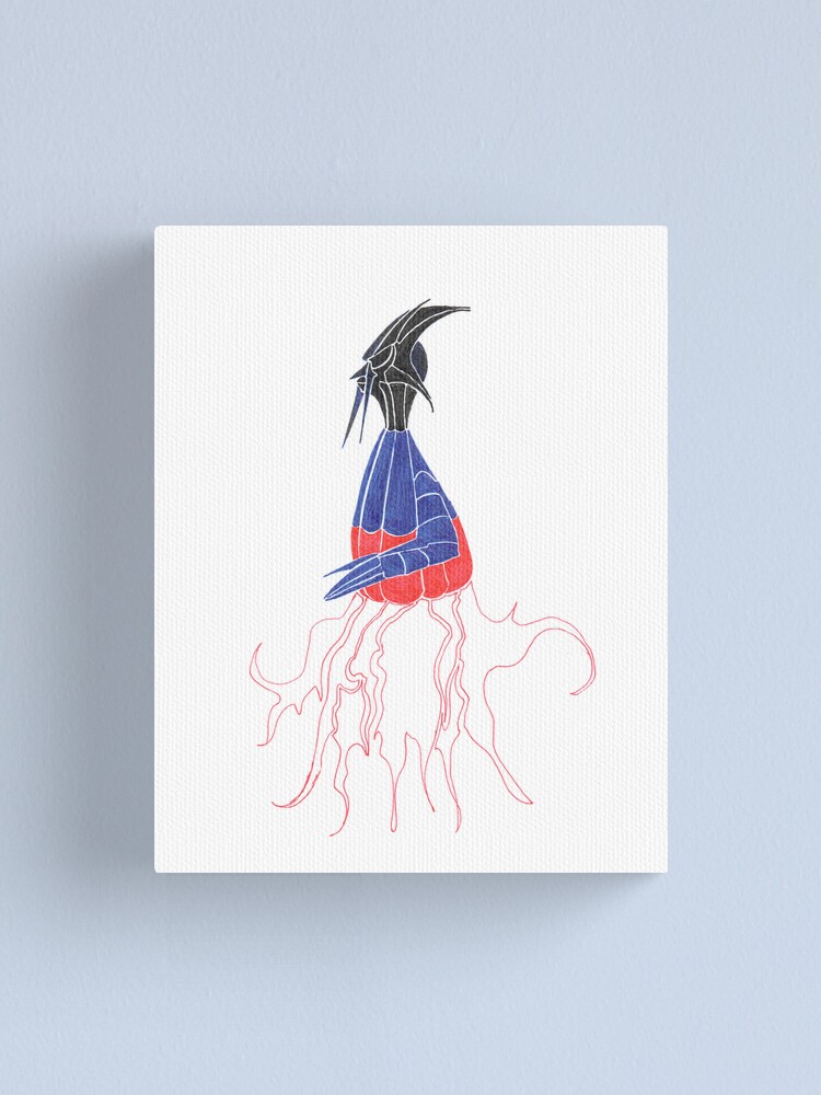 Thumbnail 1 of 3, Canvas Print, alien designed and sold by Anthropolog.