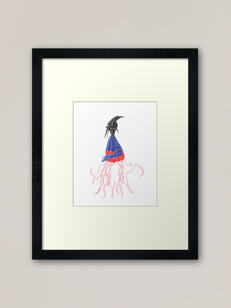 Thumbnail 1 of 7, Framed Art Print, alien designed and sold by Anthropolog.