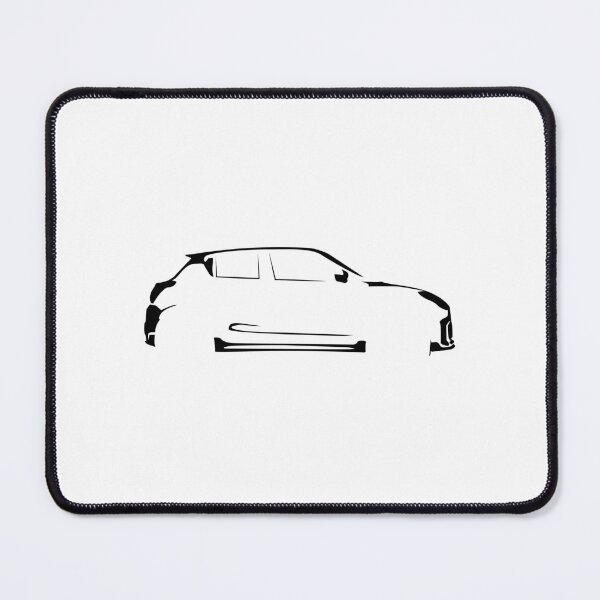 Item preview, Swift Sport (2018) Minimalist Car Silhouette (Black) designed and sold by FearnCreative.