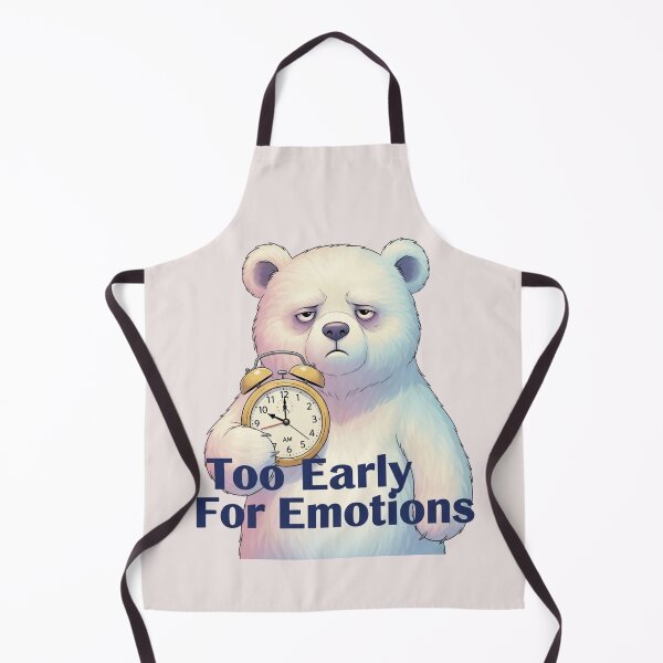 Item preview, Pastel Bear | Too Early For Emotions Funny Meme Art designed and sold by Moon's Arts.