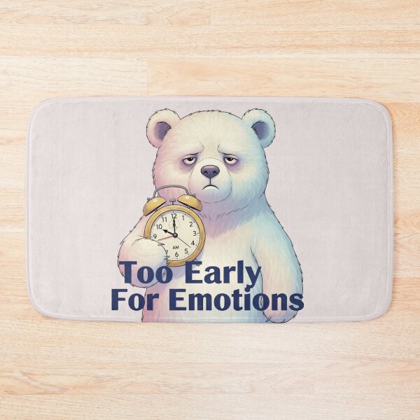 Item preview, Pastel Bear | Too Early For Emotions Funny Meme Art designed and sold by Moon's Arts.