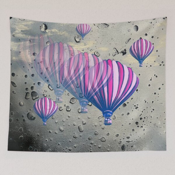 Item preview, Air Balloons in Rain designed and sold by SandyZatta.