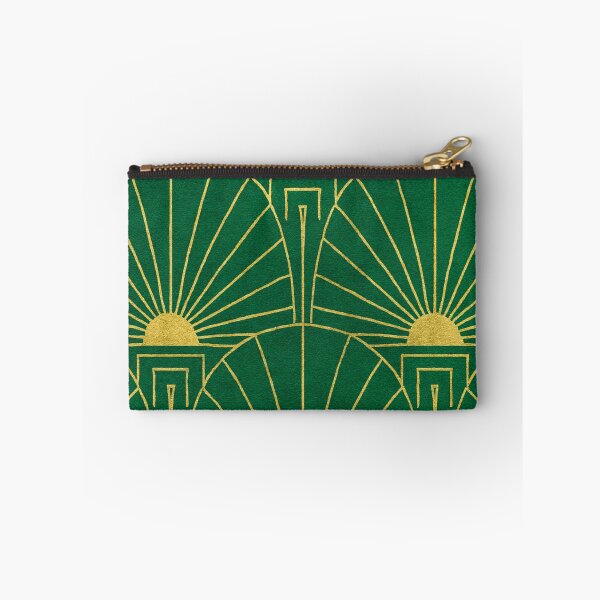 Item preview, Emerald Radiance – Art Deco Sunburst Pattern (1920s Inspired) designed and sold by VoniBlue.