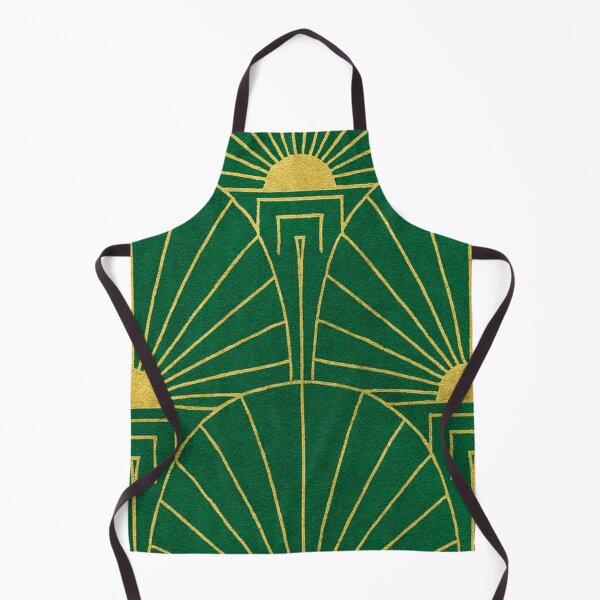 Item preview, Emerald Radiance – Art Deco Sunburst Pattern (1920s Inspired) designed and sold by VoniBlue.