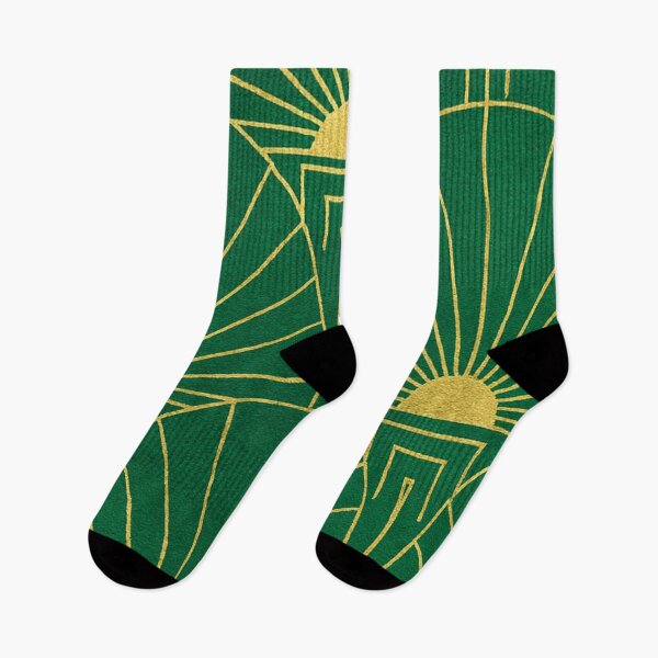 Item preview, Emerald Radiance – Art Deco Sunburst Pattern (1920s Inspired) designed and sold by VoniBlue.