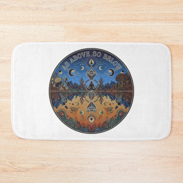Item preview, as above so below designed and sold by Mystic & Celestial Art.