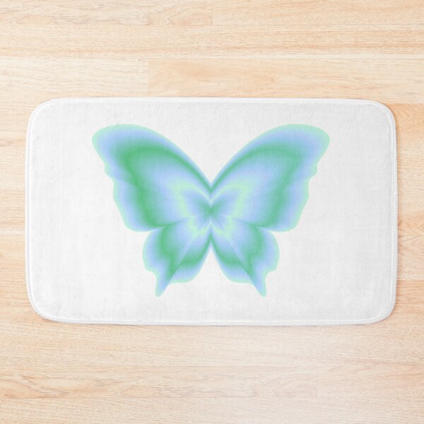 Item preview, Y2K Blue Green Butterfly – Soft Glow Cyber Fairy Aesthetic designed and sold by EJRdesign.