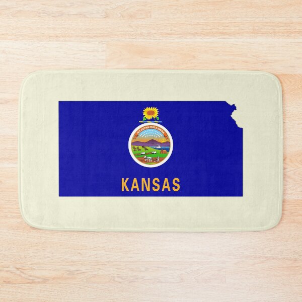Item preview, Kansas State Map Flag - Proud Kansan Heritage Design designed and sold by mashmosh.