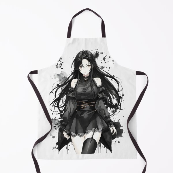 Item preview, Gothic Girl Anime Japanese Chinese Korean Ink Water-splash Sumi-E Art Desing designed and sold by blacksealstudio.