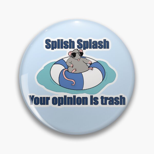 Item preview, Splish Splash Your Opinion TRASH Rat designed and sold by tortillaquemada.