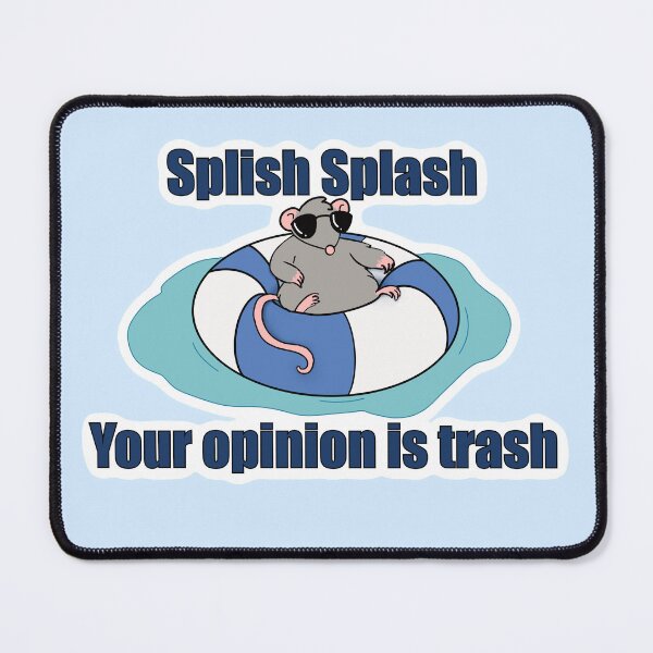 Item preview, Splish Splash Your Opinion TRASH Rat designed and sold by tortillaquemada.