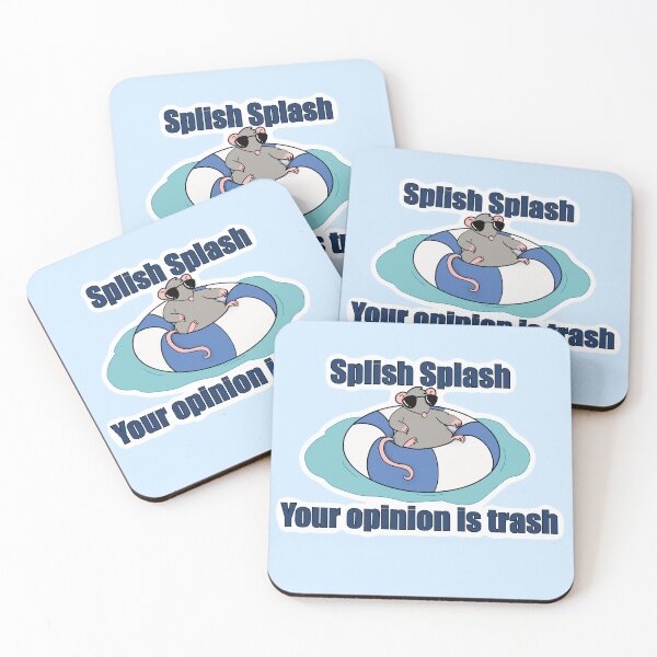 Item preview, Splish Splash Your Opinion TRASH Rat designed and sold by tortillaquemada.