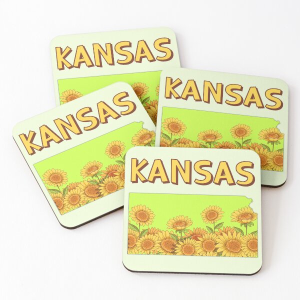 Item preview, Kansas Sunflowers, The Heart of the Heartland designed and sold by mashmosh.