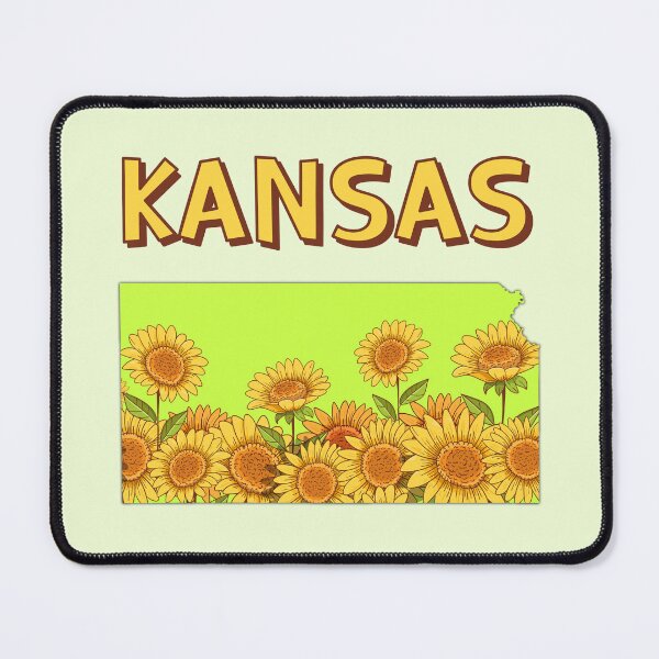 Item preview, Kansas Sunflowers, The Heart of the Heartland designed and sold by mashmosh.