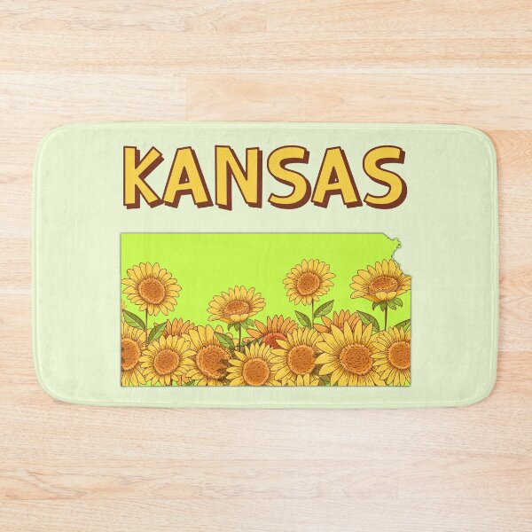 Item preview, Kansas Sunflowers, The Heart of the Heartland designed and sold by mashmosh.