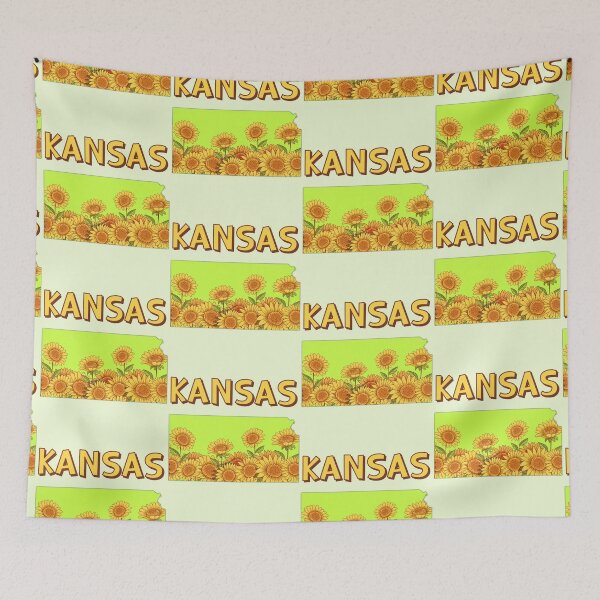 Item preview, Kansas Sunflowers, The Heart of the Heartland designed and sold by mashmosh.