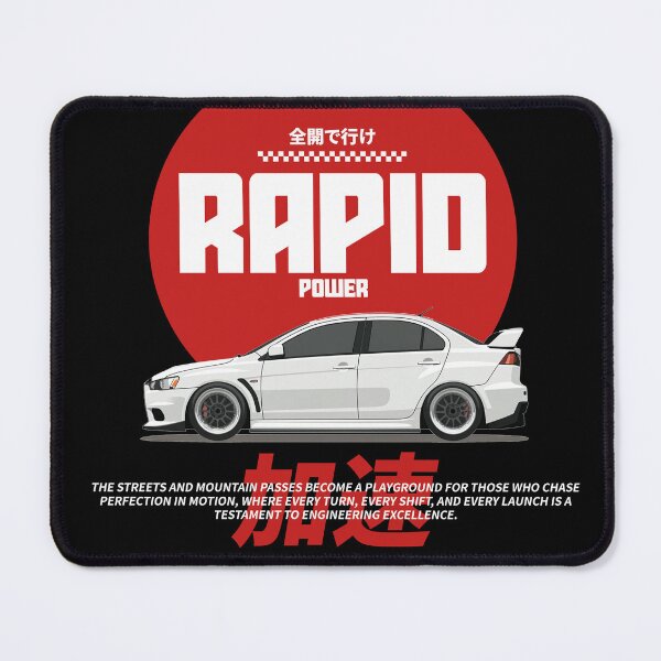Item preview, White Mitsubishi Evo 10 Rapid designed and sold by Blitzcrew.Co.