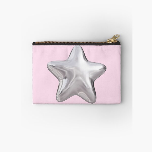 Item preview, Y2K Chrome Star – Retro Futuristic Pop Art Aesthetic designed and sold by EJRdesign.
