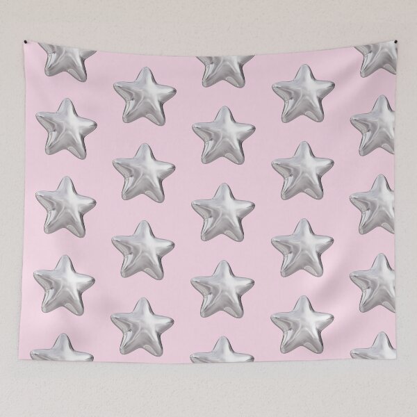 Item preview, Y2K Chrome Star – Retro Futuristic Pop Art Aesthetic designed and sold by EJRdesign.