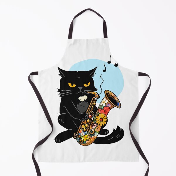 Item preview, Jazz Saxophone Black Cat Play Jazz Saxophone designed and sold by HaydenMillepied.