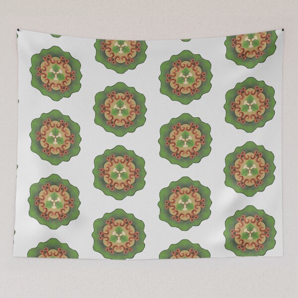Item preview, Vegetal Mandala Pattern designed and sold by Colorandmagic.