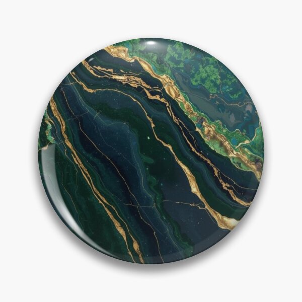 Item preview, Luxury Emerald Green and Gold Marble Texture designed and sold by LakLuxe studio .