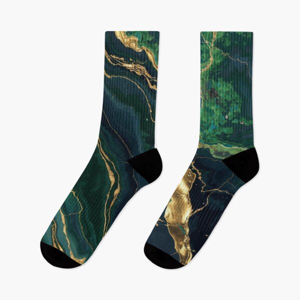 Item preview, Luxury Emerald Green and Gold Marble Texture designed and sold by LakLuxe studio .