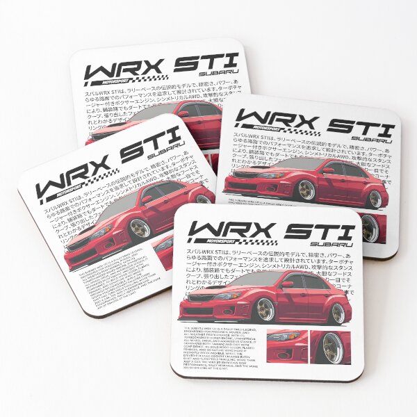 Item preview, Motorsport Red Subaru WRX STI designed and sold by Blitzcrew.Co.