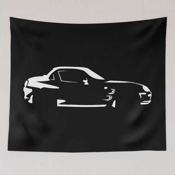 Item preview, Cappuccino (1994) Minimalist Car Silhouette (White) designed and sold by FearnCreative.