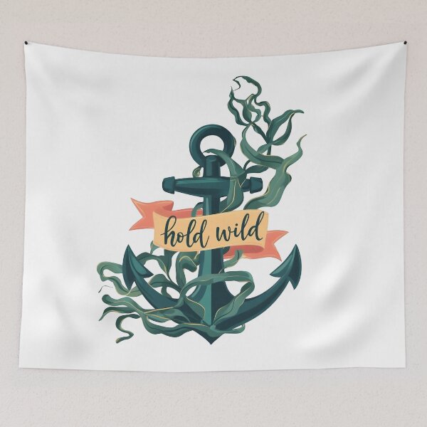 Item preview, anchor, sailor, kelp, marine, sailboat, sailing designed and sold by TrueArtVibes.