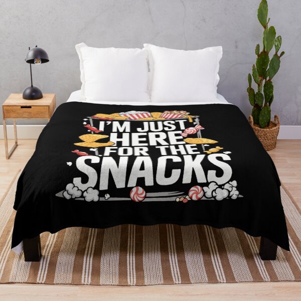 Item preview, I'M Just Here For The Snacks Funny Food Lover Foodie designed and sold by scottsurswab.