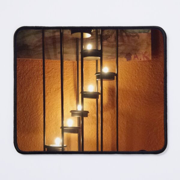 Item preview, tower of lit candles designed and sold by Lizzilzil.