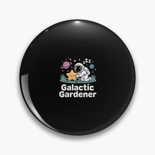 Item preview, Galactic Gardener Astronaut Planting Stars Space Garden Art designed and sold by scottsurswab.