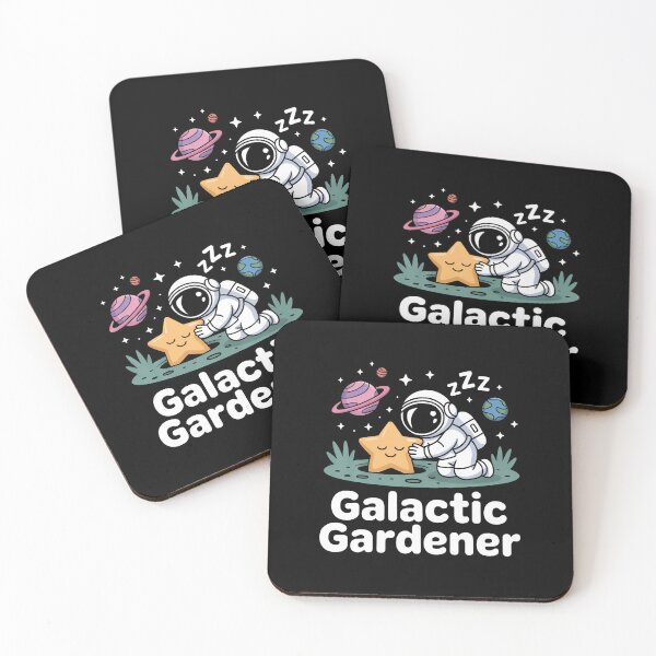 Item preview, Galactic Gardener Astronaut Planting Stars Space Garden Art designed and sold by scottsurswab.
